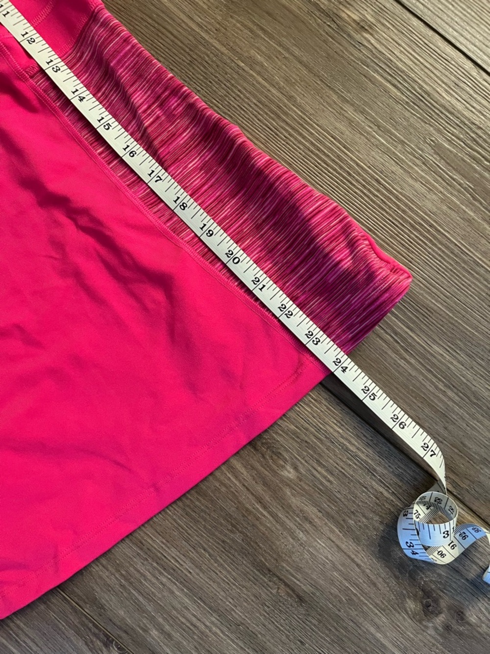 Athleta Space Dye Pocket PR Hot Pink Racerback Athletic Tank Top Women’s MD - Picture 12 of 12